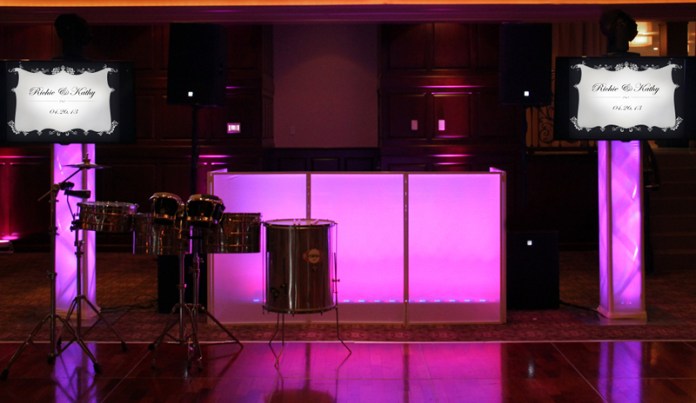 Customize our DJ booth to reflect your personal style.